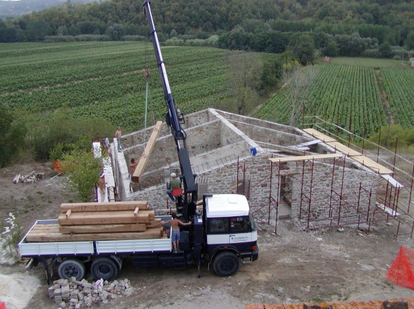 A phase of the apartments' reconstruction