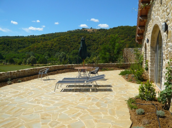 Small apartment's terrace