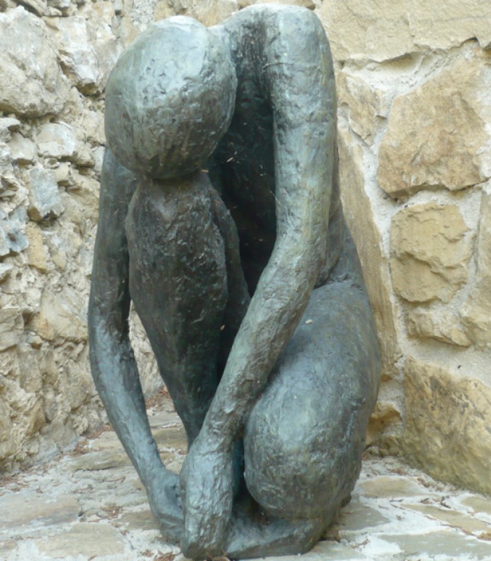 Bronze by the pool
