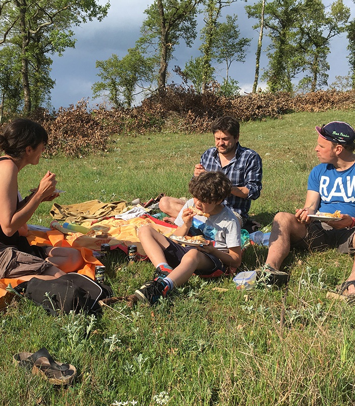 A family picnic