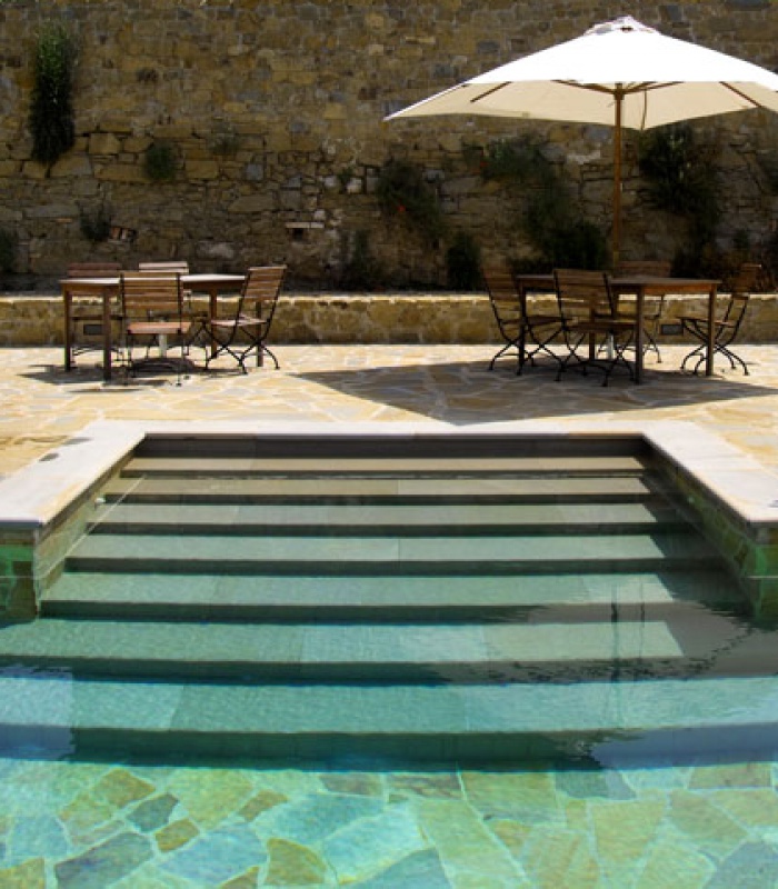 Swimming pool's steps