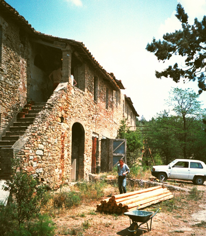 Historical photo of the day: front view of Casale Monticchio