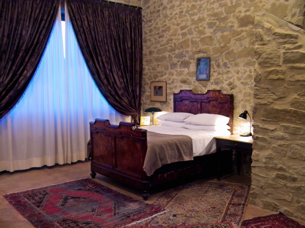 Large apartment's bedroom