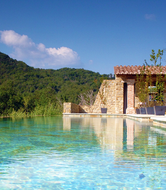 View from the swimming pool