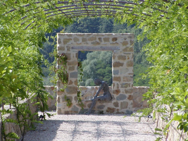 Walking through Casale Monticchio