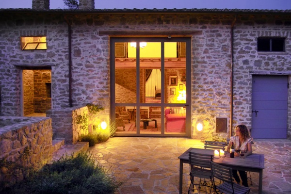 Large apartment on evening